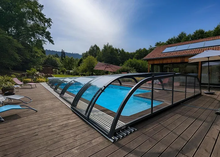 Spacieuse Avec Balcon Et Acces Piscine Chauffee - Fr-1-589-701 * Anould